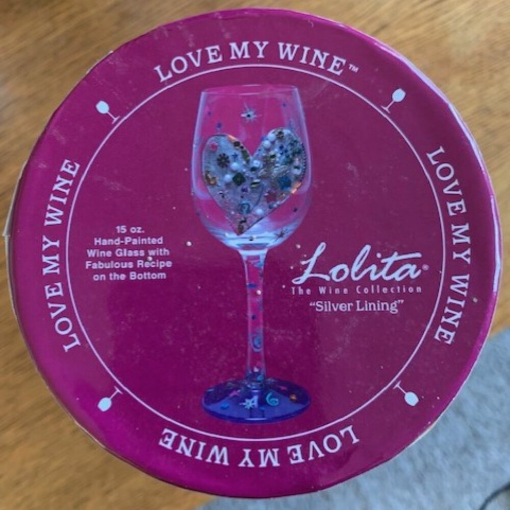 NWOT - LOLITA Wine Glass